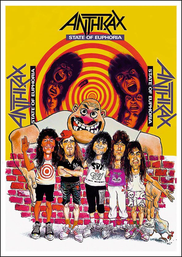 【ポスター・バンダナ付】Anthrax / State Of Euphoria Anthrax - State of Euphoria' Poster - Trends International